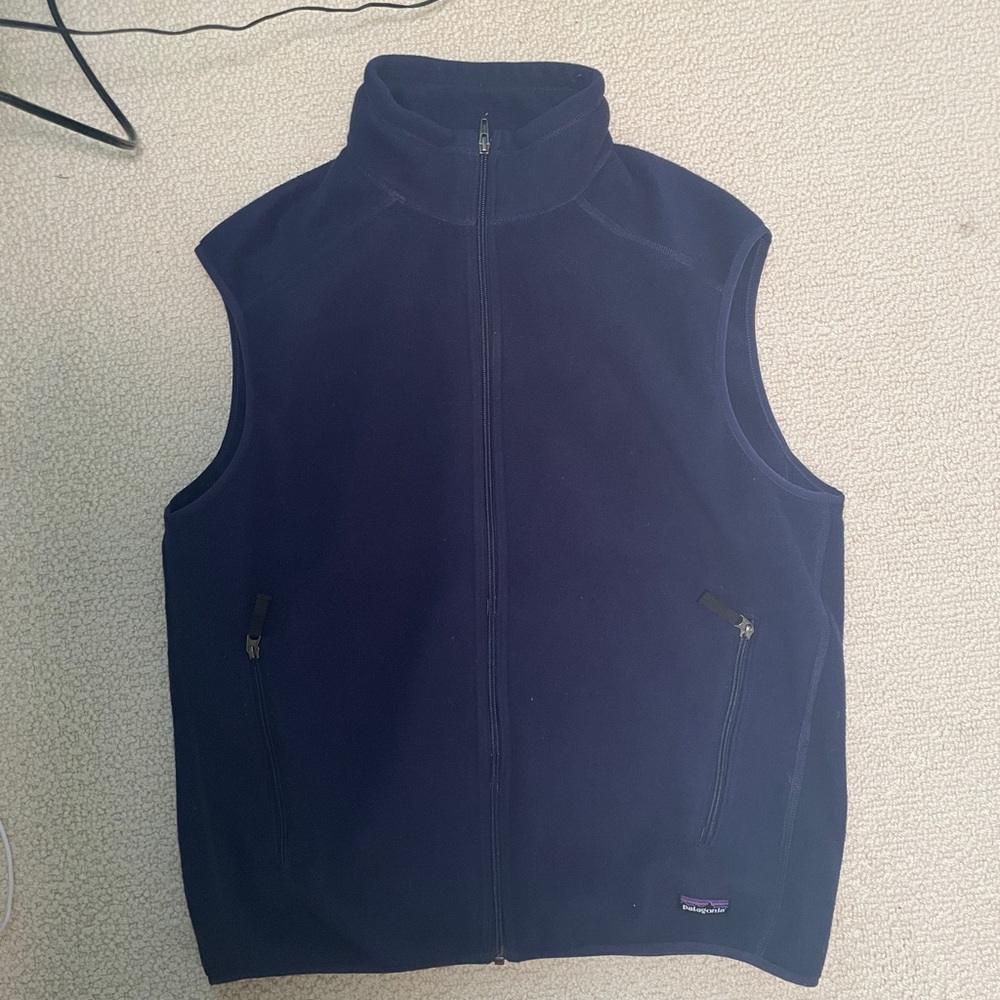 Patagonia blue mens vest